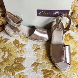 Brand new Clarks Wedges. New with box